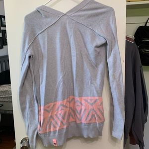pink and grey ivivva cover up